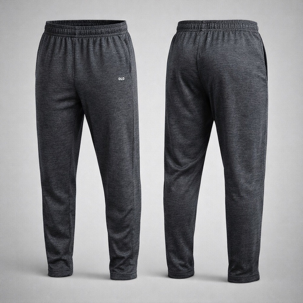 NWOT DSG Mens Fleece Training Pants Charcoal Grey Heather Ankle Zip Joggers Med